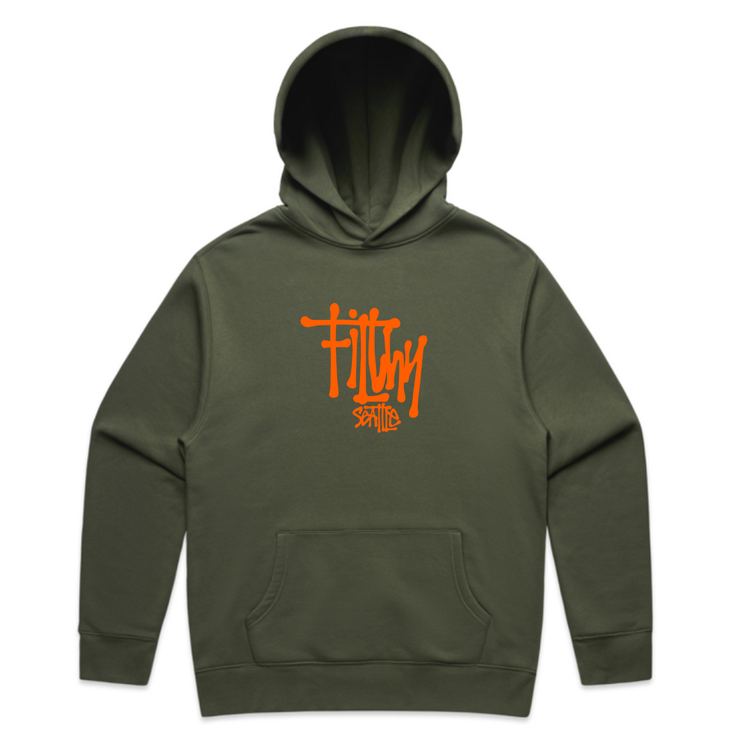 Filthy Hoodie GRN/ORG